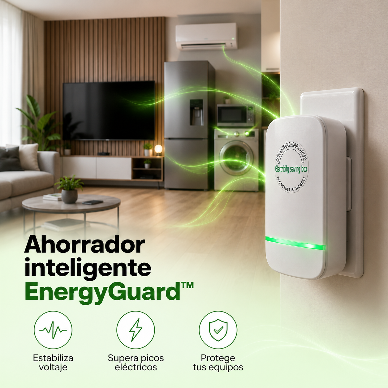 PROMO 2x1 🔥 Ahorrador de Energía Inteligente EnergyGuard™