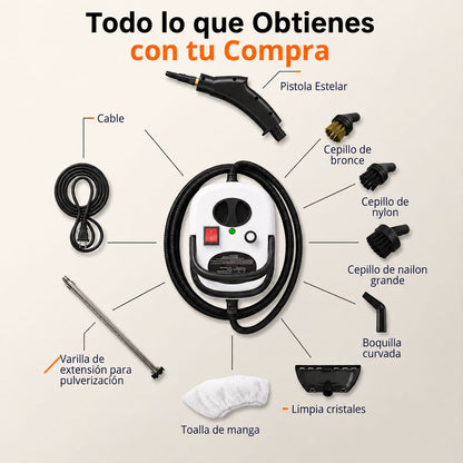 PROMO 🔥 Limpiador a Vapor con Esterilización a Presión – 56% DTO. SOLO HOY
